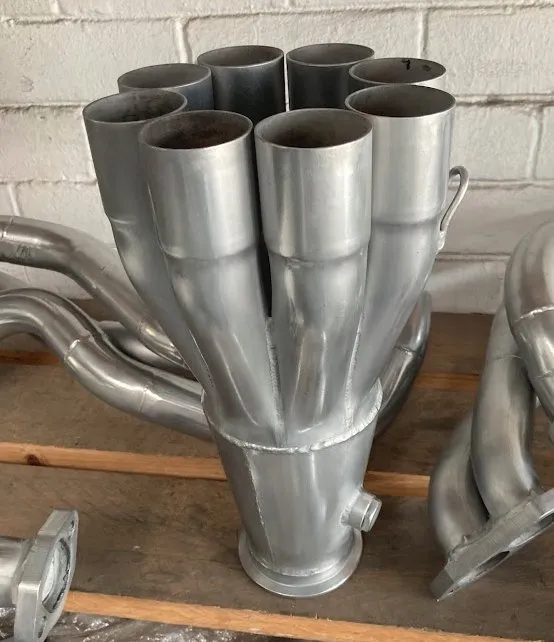 A ceramic-coated exhaust manifold