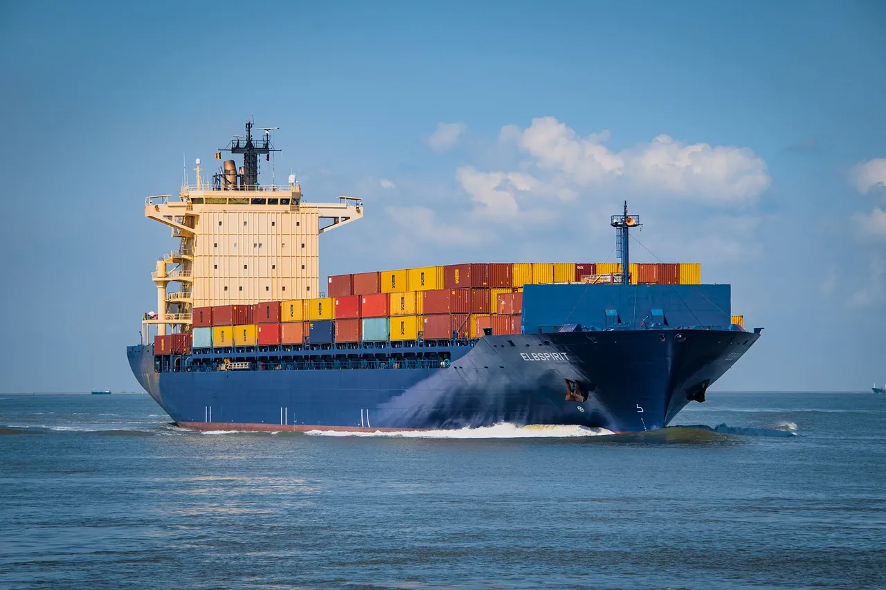 A vessel at sea in a saltwater environment
