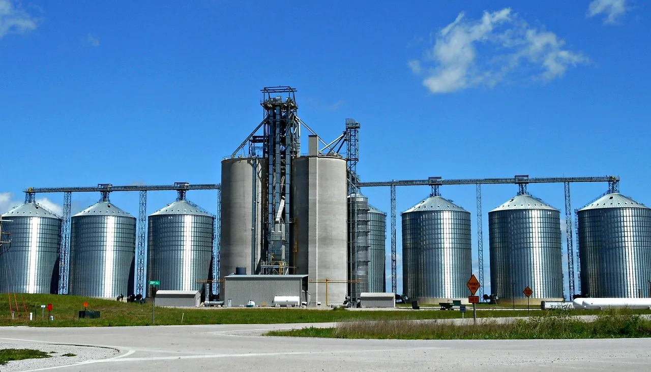 Industrial storage silos in a demanding plant environment
